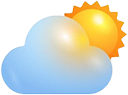 Teilweise sonnig